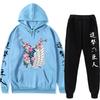 Attack On Titan Anime Hoodie Sweatpants Set Teen Casual Streetwear 2-Piece
