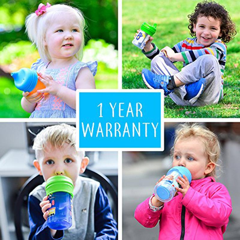 Anti-spill and anti-overflow flexible silicone duckbill sippy cup lid can be matched with any diameter cup lid. Silicone cup lid