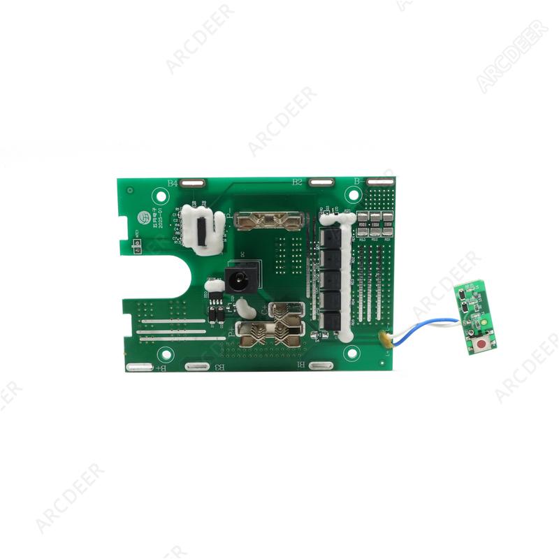 5/10/15*21700 18V 21V Power Tool Accessories Li-ion Battery Case For Makita BMS Box Charging PCBA Holder LED Power Display 5Mos