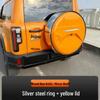 Beijing BJ40E Models 13-26 New Range-Extended Spare Tire Cover - Stainless Steel Rear Modification Accessory