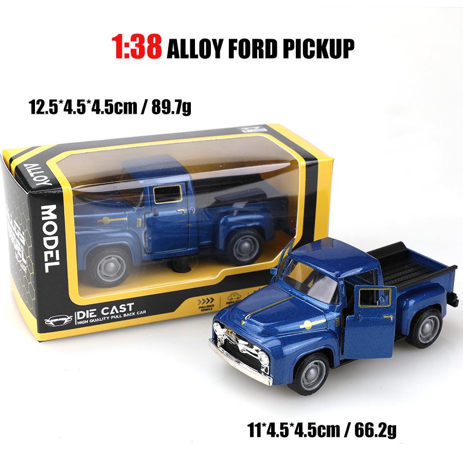 Norson 1:38 Classic Retro Vintage Pickup Truck Alloy Toy Car for Children