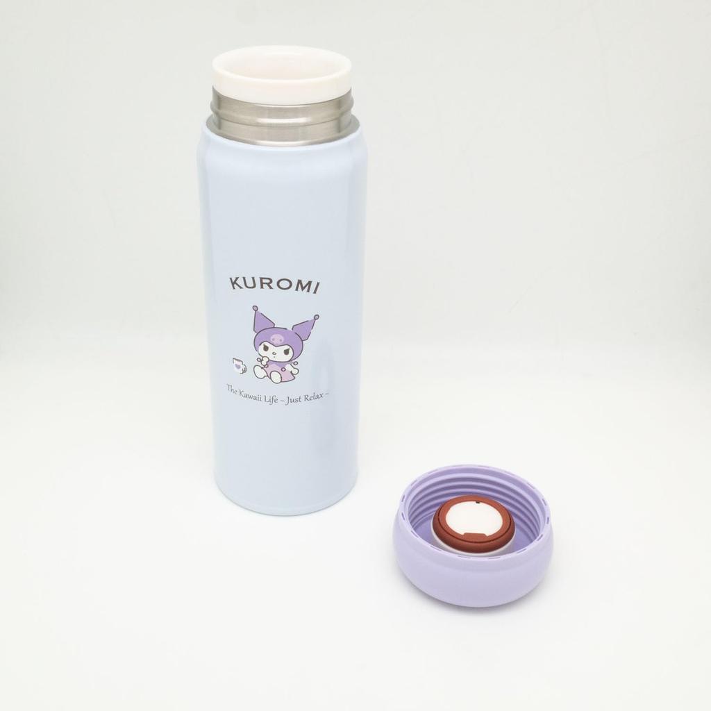 OSK Stainless Steel Water Sanrio Kuromi Direct Stainless Steel 480ml Bottle, SBR-480B, Bottle,