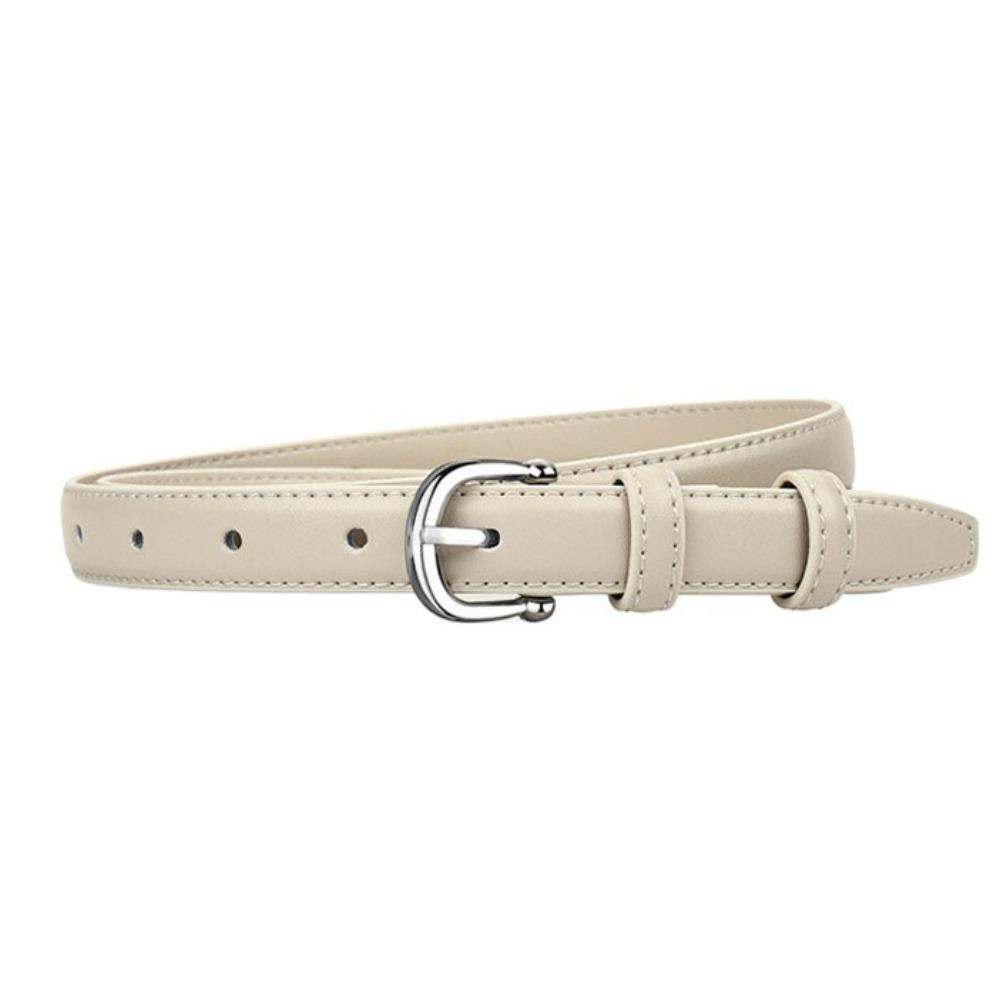 

Ремешок Кожаный Модный Пояс Тонкий Корейский Стиль Пояс из ПУ кожи Женский Style D