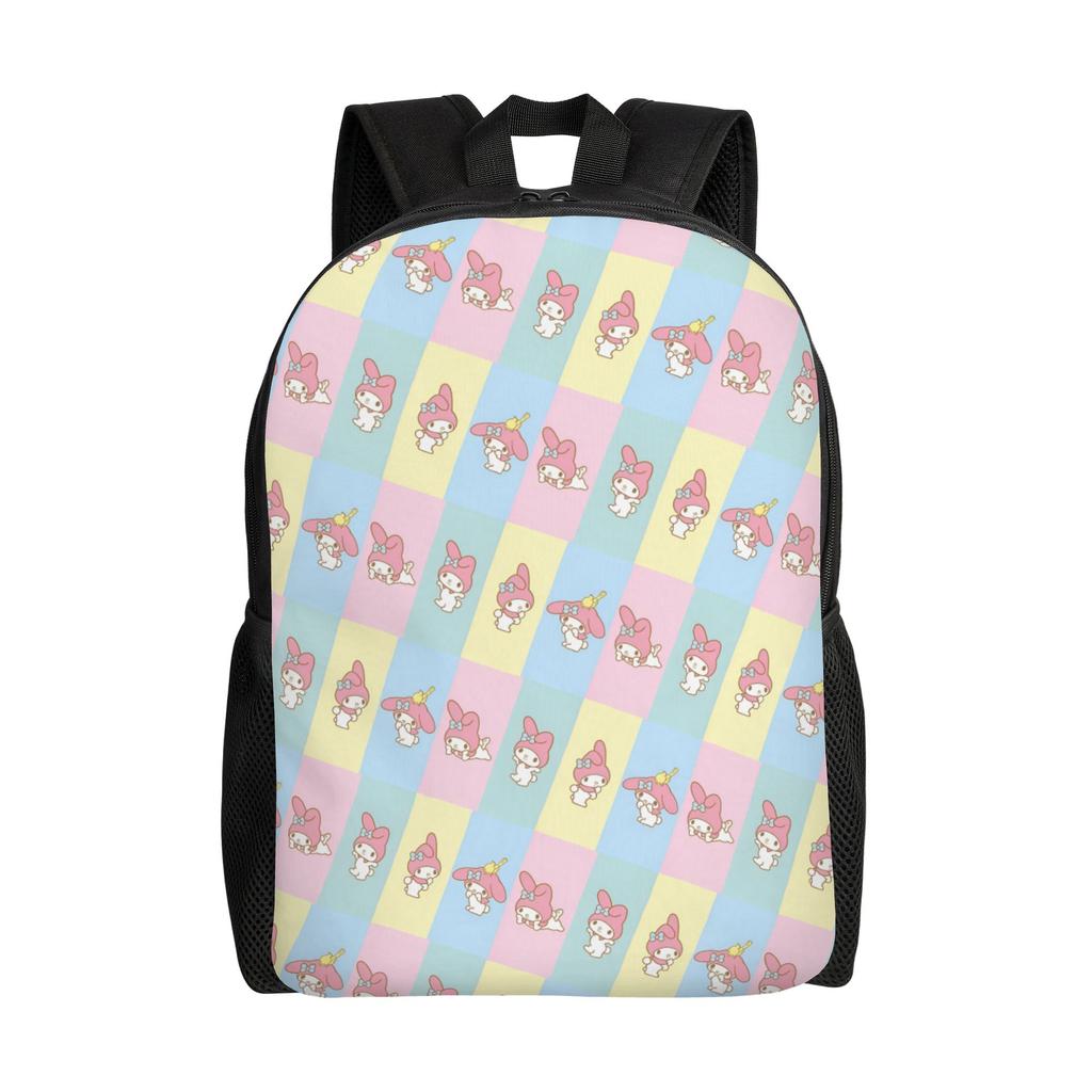 M-Melodies Backpack for Men Women School College Student Bookbag Fits 15 Inch Laptop Cute Rabbit Bags