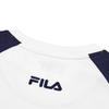 Fila Fashionable Versatile Knitted Short Sleeve T-Shirt Men Tops Cloud-Mushroom-White F11M519101FWT