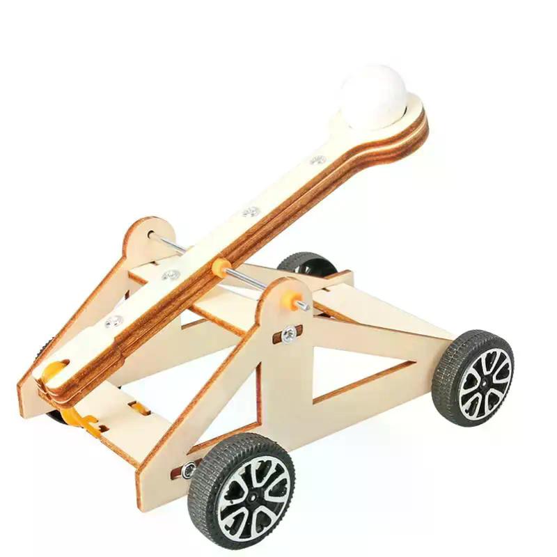 1set DIY Science Experiment Kit and Education Model DIY Catapult Toy for Physics Science Toys Children Gift Project