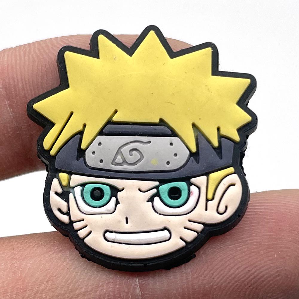 Naruto Series Detachable Clog Shoe Decorative PVC Flower Buckles