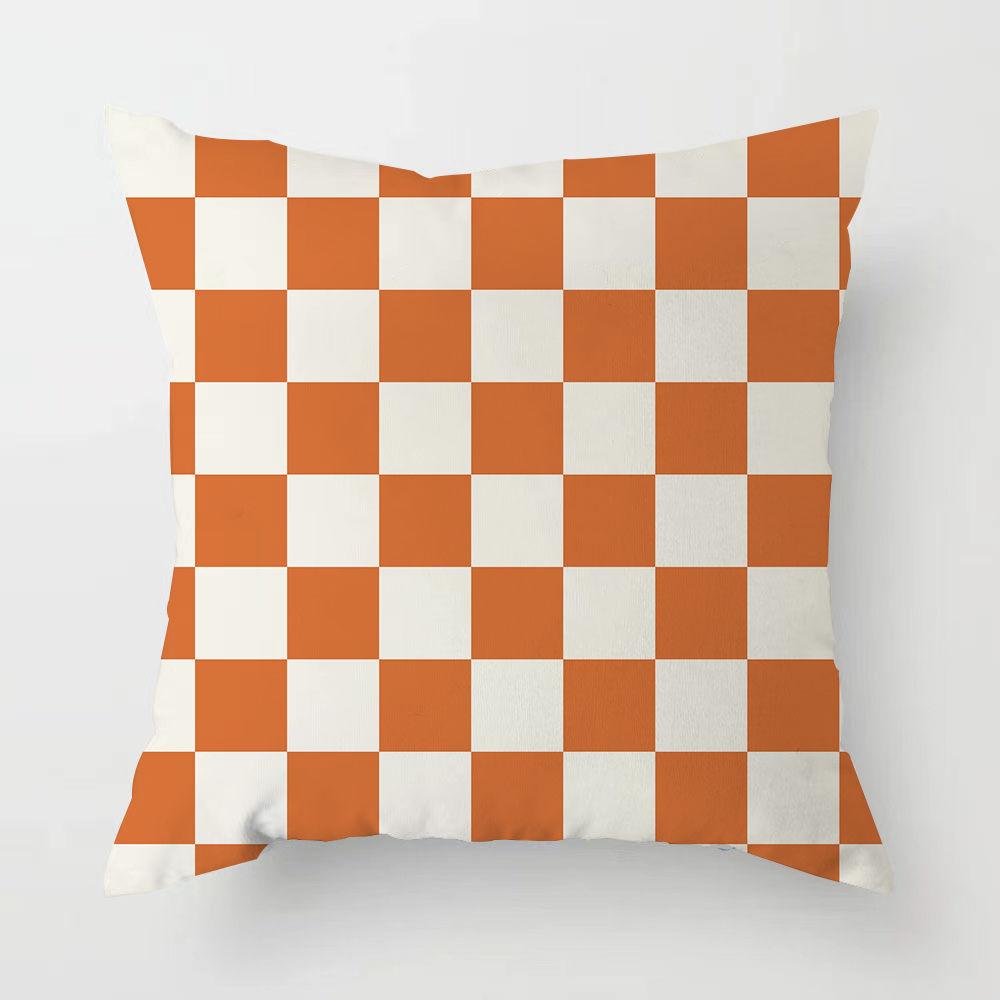 Sofa Throw Pillow Set Checkerboard Backrest Black and White Living Room Bedroom Home Throw Pillow Cushion Set Home Decoration