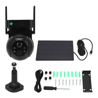 Solar Security Camera Wireless Outdoor WiFi HD Battery Powered Surveillance Camera with Night