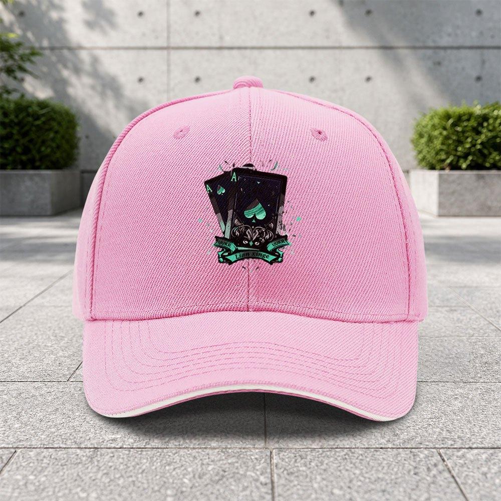 Black Spade A Playing Card Adjustable Baseball Cap for Outdoor Sports Camping Golf Street Dance