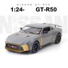 1:24 Schaal Nissan Skyline Ares GTR50 GT-R50 Legering Modelauto, Voertuig Diecasts Metaal Casting Geluid Licht Auto Speelgoed Voor Kinderen Geschenken