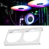 Universal 12cm PC Fan Mounting Bracket Zinc Coated Metal 25mm Elevations For Optimal Heat Dissipation And Ventilation