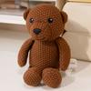 Cartoon Kreativ Gestrickte Tier Plüschpuppe Gestrickter Elefant Oktopus Hai Fuchs Dinosaurier Kaninchen Bär Schildkröte Beruhigungsspielzeug Für Kinder
