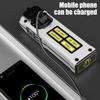 Portable Mini LED Flashlight, Type-C USB Rechargeable Torch with Built-in Strong Magnet, Waterproof Work Light for Outdoor Camping Fishing Emergency