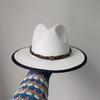 Bunte Perlen Fedoras Hut Herren Breiter Rand Fedoras Verbundener Jazzhut DIY Jazz Panama Schwarzer Hut Gorras para hombres