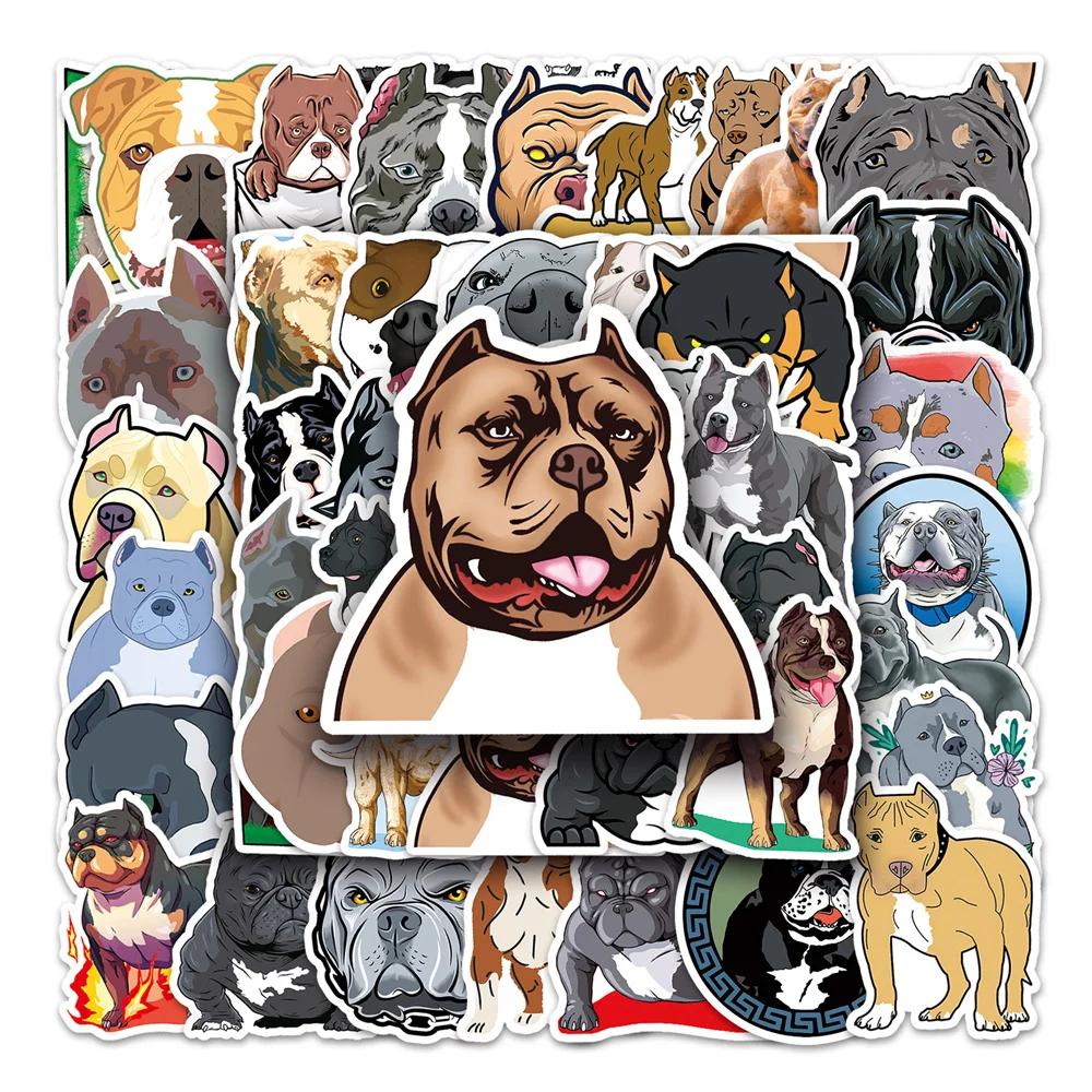 50PCS Bully Dog Graffiti Waterproof Sticker Personality Creative Decoration Trend DIY Refrigerator Helmet Guitar