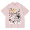 230 Gsm 100% Cotton Demon Slayer V17 Obanai Print Unisex Heavy Cotton T Shirt