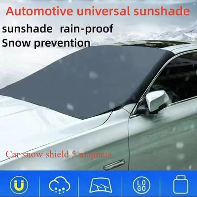 Magnetic Car Front Windscreen Cover Automobile Sunshade Cover Car Windshield Snow Sun Shade Waterproof Car Cover