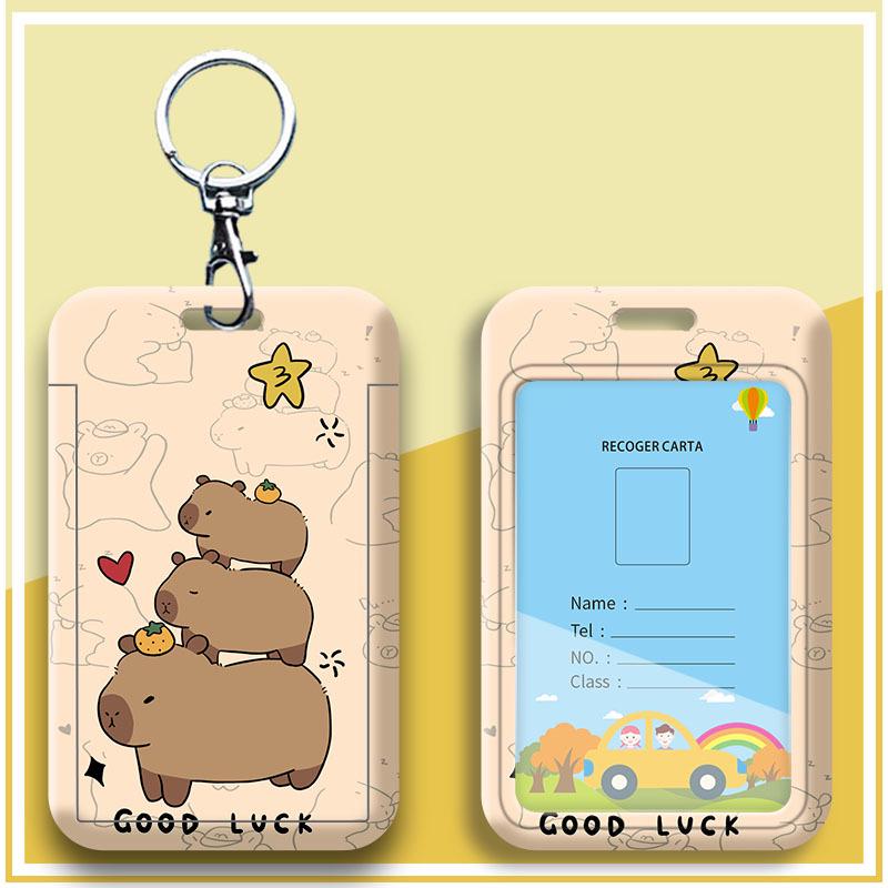 Student Preschool/Work ID & Transportation Lanyard Card Holder