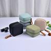 Portable Travel Makeup Bag With Nylon Material Compact Organizer For Cosmetics And Toiletry Storage