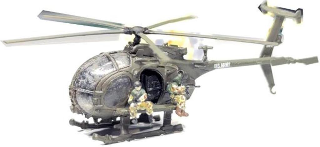 MatuoKasten Little Bird Delta Force Member Figure Set Resin Kit 1/144 MH-6 & (with Decal) (helicopter)