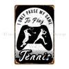 Tennis Gift Metal Signs Wall Decor Plaques Garage Print Cinema Tin Sign Poster