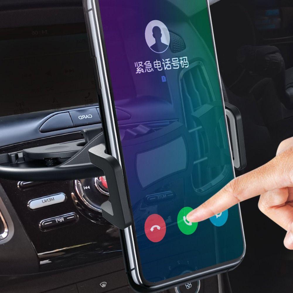 Universal In Car Mobile Phone 360 Degree Rotation Car Phone Holder CD Slot Car Phone Mount