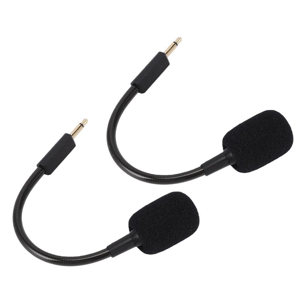 2PCS Mic Replacement for Kraken V3 Wired USB Gaming Headset Noise Cancelling Boom Microphone with 3.5mm Plug