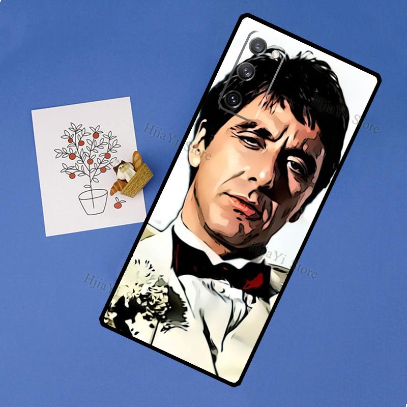 Tony Montana Scarface Al Pacino Case For Samsung Galaxy S23 Ultra S21 S20 FE S8 S9 S10 Note 10 Plus Note 20 S22 Ultra Cover