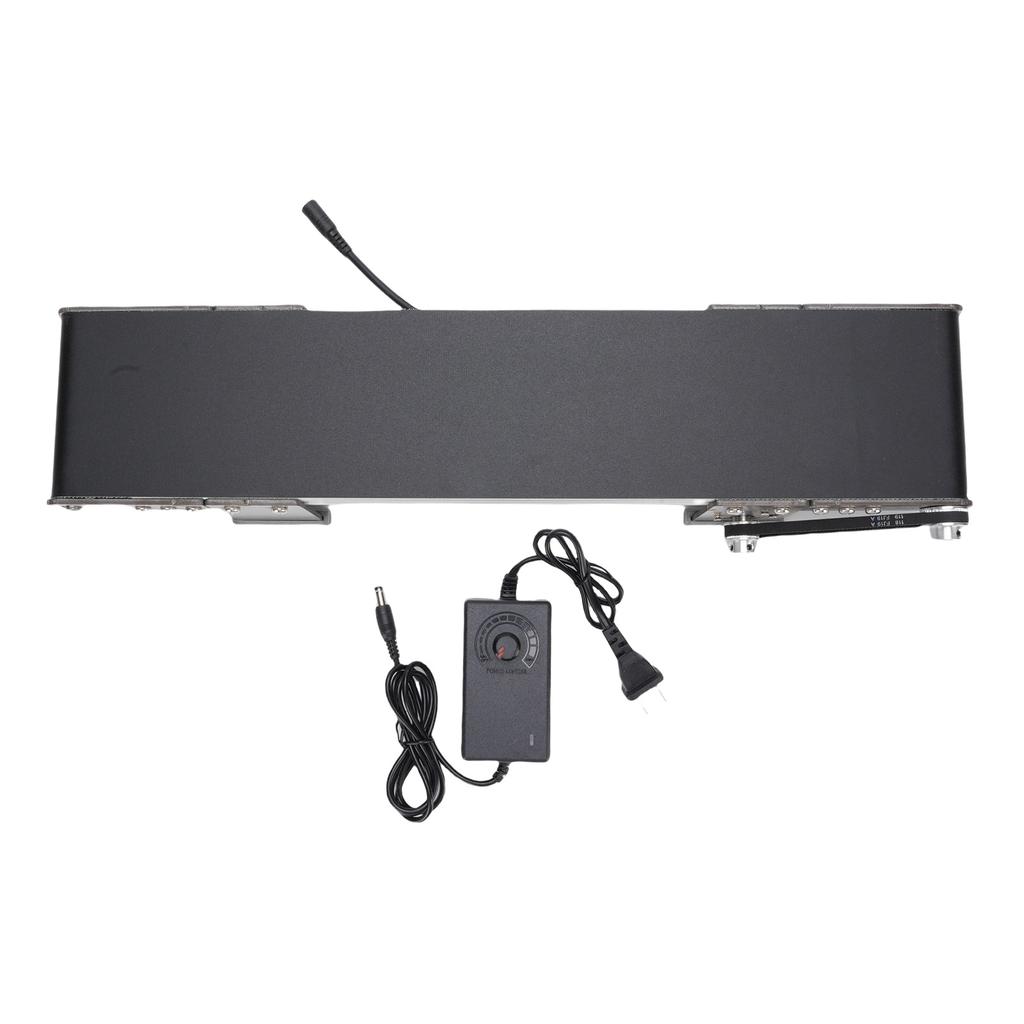 Desktop Conveyor Belt 10x50cm 0-167RPM Adjustable Single Way Electric Small Conveyor Belt with Speed Controller Desktop Conveyor