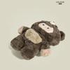 JIAERDI Korean Cute Bear Doll Backpack Women Cartoon Plush Large Capacity Daypack Ladies Student Lolita Chic Mochilas Mujer