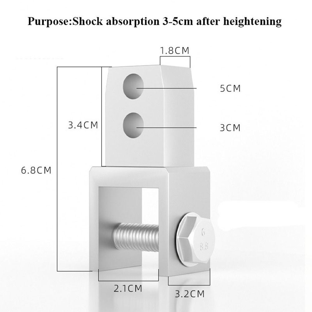 Motorcycle Rear Shock Extender Motorcycle Front Shock Riser With Screw Front Shock Riser Height Extension Absorber Metal