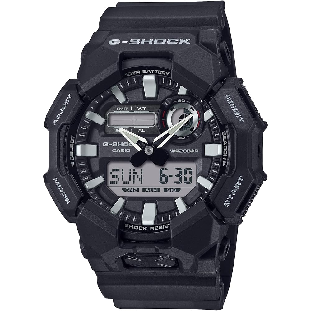 

Casio G-Shock GA-010-1AJF Men s Watch Long Life Battery Biomass Plastic Black