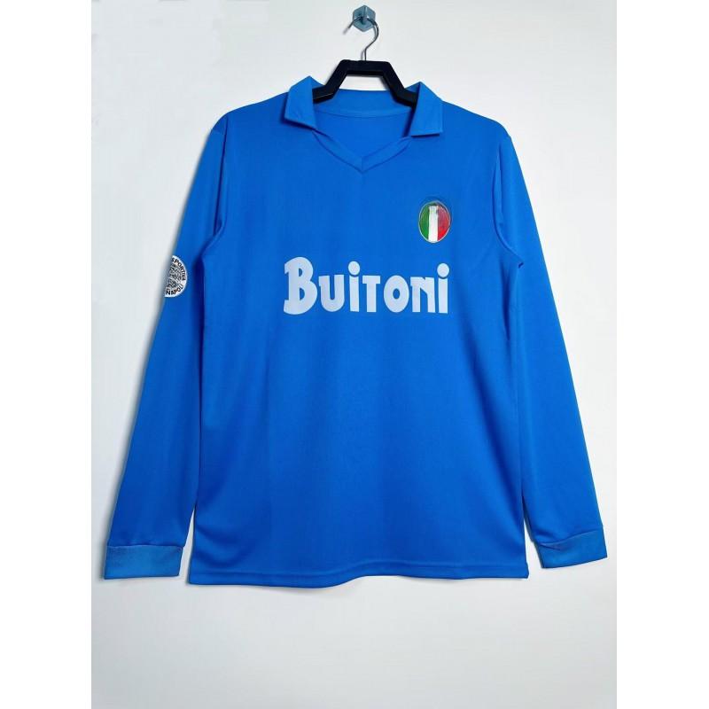 Vintage fotbalový dres Neapol Retro kolekce Vysoce kvalitní sběratelský sportovní dres