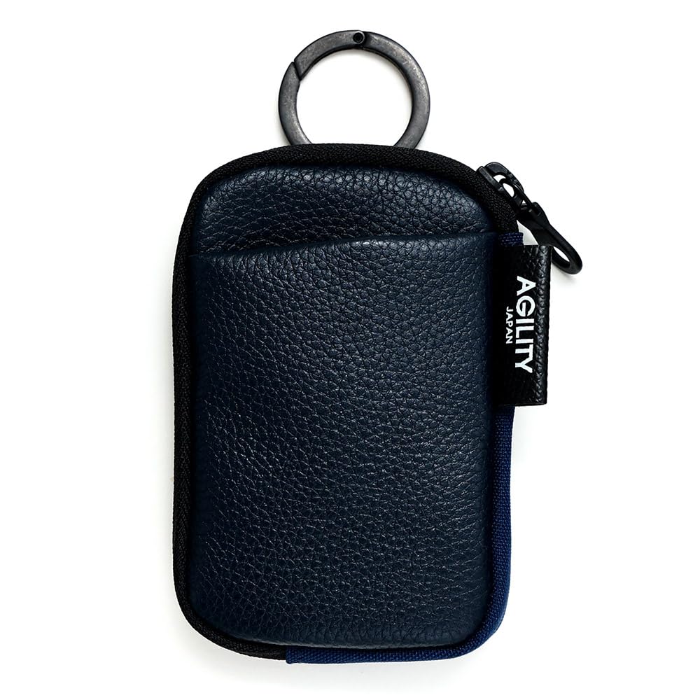 

AGILITY affa Key Case Міні-гаманець Портмоне Чохол Smart Key Водовідштовхувальний карабін Брелок Park Wallet Multi-key Чоловічі Жіночі Темно-синій