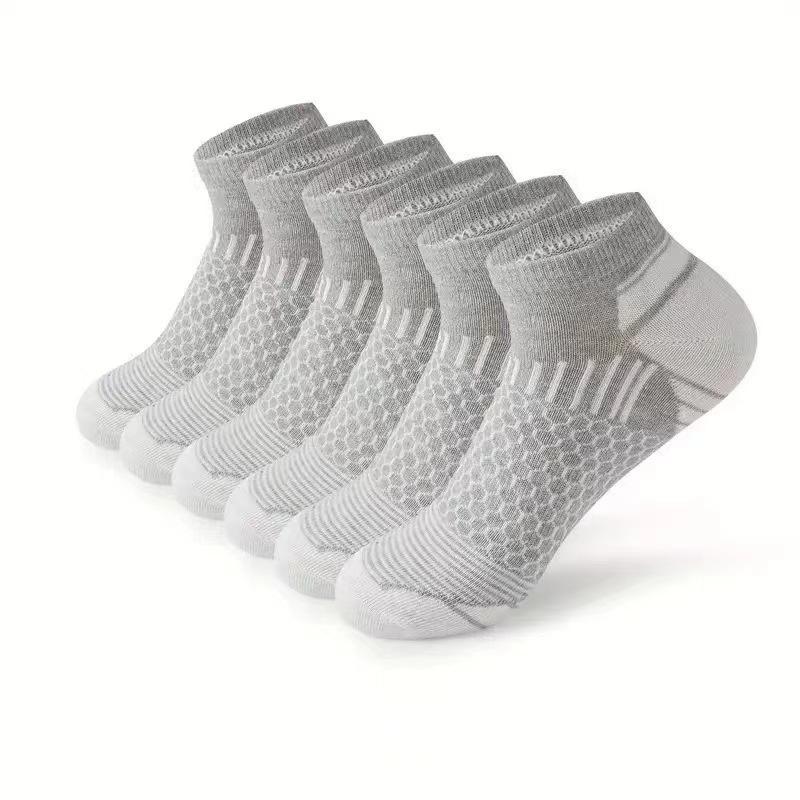1 Pairs Mens Short Sports Socks Four Season For Running Breathable Casual Soft Comfortable Polyester Sports Socks