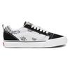 Vans Bedwin X  Knu Skool Comfortable Classic Versatile Non-Slip Shock Absorbing Low-Top Skate Shoes Unisex Skate Shoes Black White VN0007QDBMW