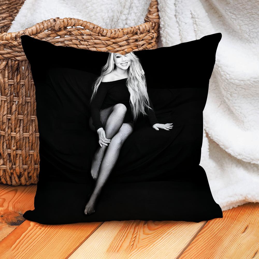 Singer Mariah Carey Here For It All Pillow Case Home Cushion Cover Suitable For Office Sofa Car Suitable For All Seasons
