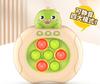 Children'S Press And Play Puzzle Game Console Handheld Dinosaur Hitting Gopher Toy