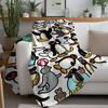 Cartoon P-Pingu Cute Blanket Warm Soft Suitable For Bedroom Sofa Bed Living Room Office Travel Camping Gifts