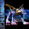 9cm Anime Digimon Adventure Figure Metal Garurumon Action Figures Pvc Collection Model Toys for Gifts