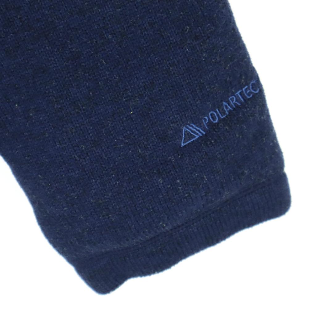 Foxfire knit Zip jacket L Navy Men's Used