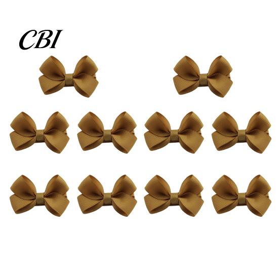 Toddler Hair Bow Clips 10Pcs Baby Clips, Bows, Fully Covered Barrette Grosgrain Ribbon Clip Everyday for Toddlers Pins Girls Infants & Toddlers, Soft