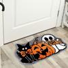 New Imitation Cashmere Door Mat Floor Decorative Anti-slip Bathroom Mat Ghosts Goblins Floor Mats Halloween