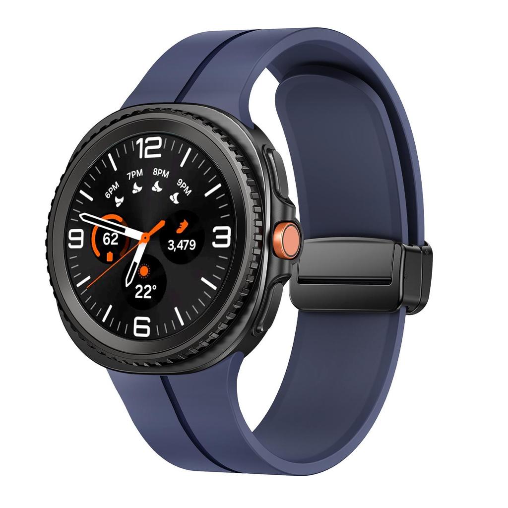 Compatible Magnetic Silicone Band for Samsung Galaxy Watch8/8 Classic
