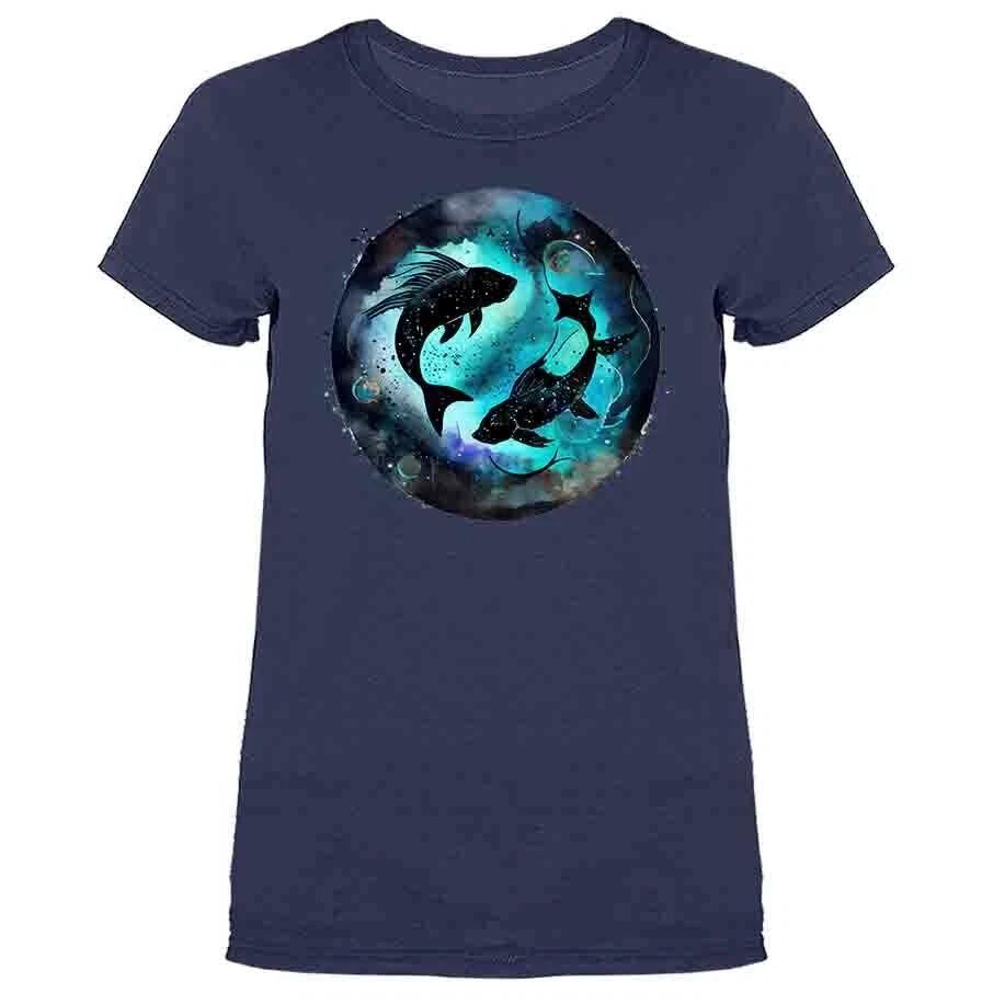 Рыбы Знак Зодиака Гороскоп Астрологическая Женская Футболка Унисекс Футболка XL