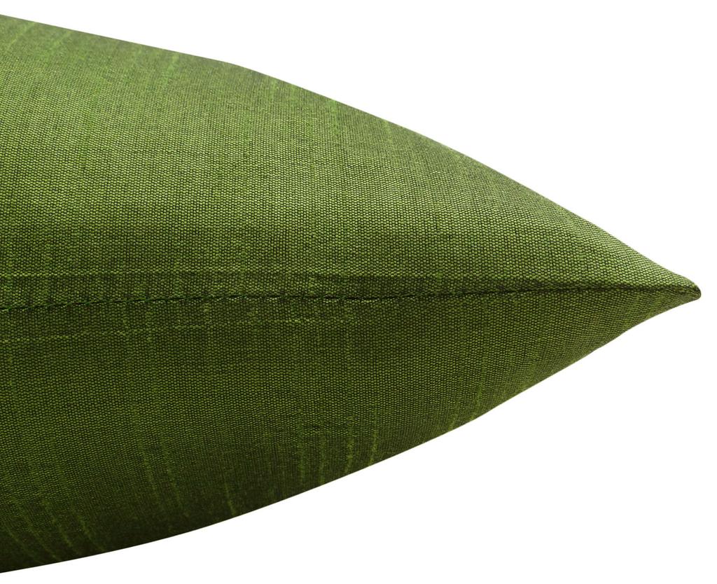 Home Decor Cushion Dupion Silk Solid Green Pillow Throw Cover Case - Choose