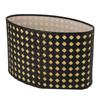 Lampshade Oval Shaped Hollow Metal Carved Compatible E27 E14 Caliber Lampholders Lamp Cover for