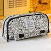 Piglet Printed Pen Case Large Capacity Organizer Storage Bag For Stationery School Supplies Pen Bag Organizer