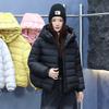 Light and thin new ribs cotton-padded clothes, short women's winter great-looking puffs cotton-padded jackets, hooded small warm jackets
